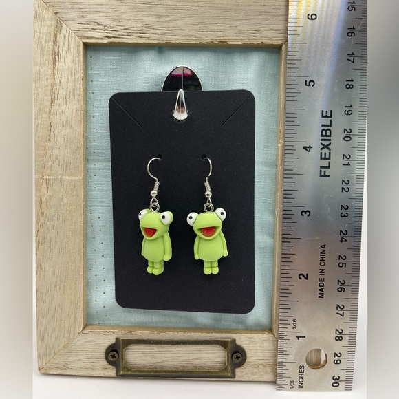 3 for $20 Happy Frog Acrylic Dangle Earrings “You Pick 3” - Picture 2 of 8